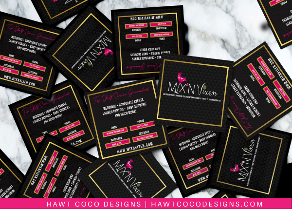 Mix'n Vixen - Business Cards